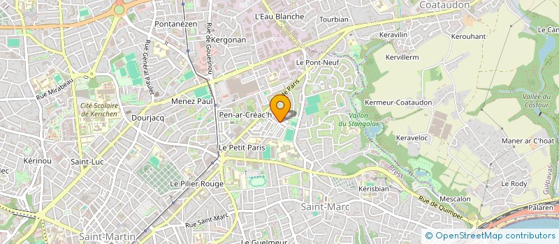 localisation de l'entreprise MONSIEUR PIERRE PAILLARD à BREST