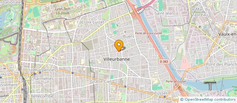 localisation de l'entreprise MONSIEUR PIERRE PAILLARD à VILLEURBANNE
