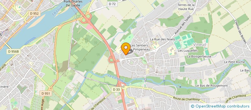 localisation de l'entreprise MONSIEUR PIERRE PAILLET à VINEUIL