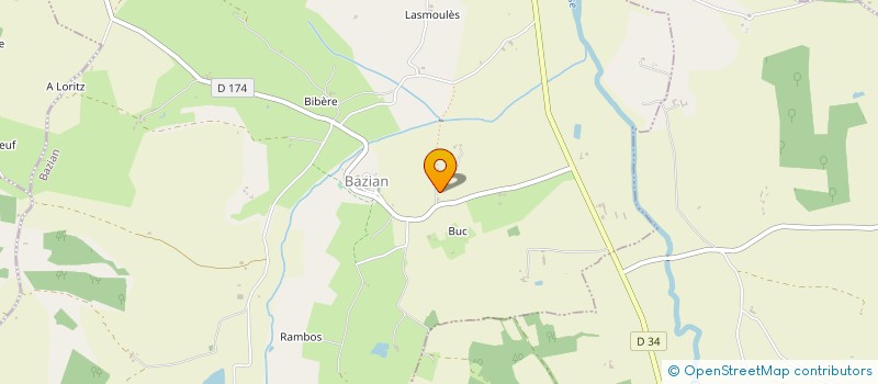 localisation de l'entreprise MONSIEUR PIERRE PAINBLANC  PEYRUSSE-GRANDE