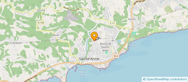localisation de l'entreprise MONSIEUR PIERRE PALIE à SAINTE-ANNE
