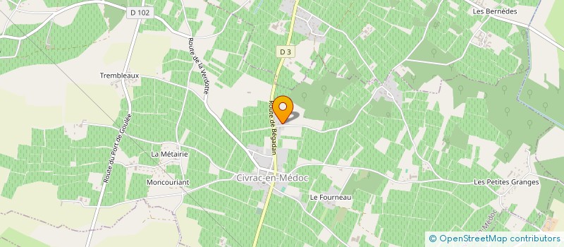 localisation de l'entreprise MONSIEUR PIERRE PALIN  CIVRAC-EN-MEDOC