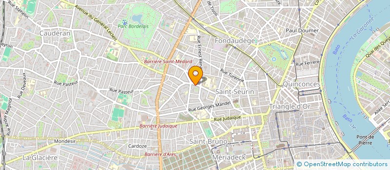 localisation de l'entreprise MONSIEUR PIERRE PALLIER à BORDEAUX