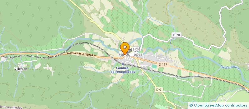 localisation de l'entreprise MONSIEUR PIERRE PALMADE  CAUDIES-DE-FENOUILLEDES
