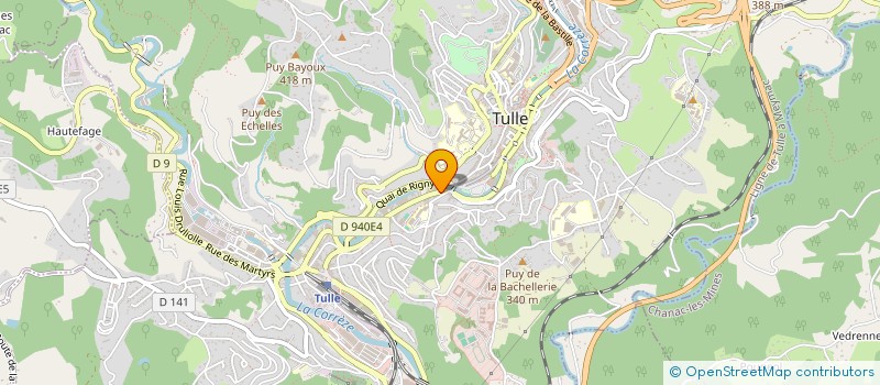 localisation de l'entreprise MONSIEUR PIERRE PANET  TULLE