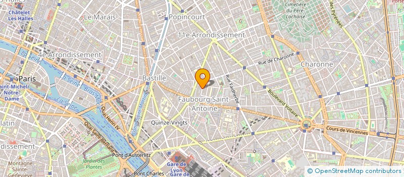 localisation de l'entreprise MONSIEUR PIERRE PANET  PARIS