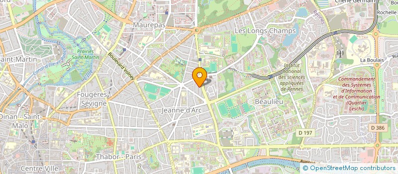 localisation de l'entreprise MONSIEUR PIERRE PANHELEUX  RENNES