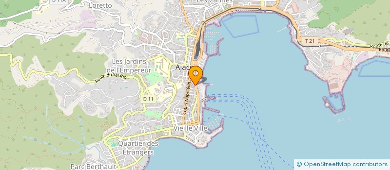 localisation de l'entreprise MONSIEUR PIERRE PAOLI à AJACCIO