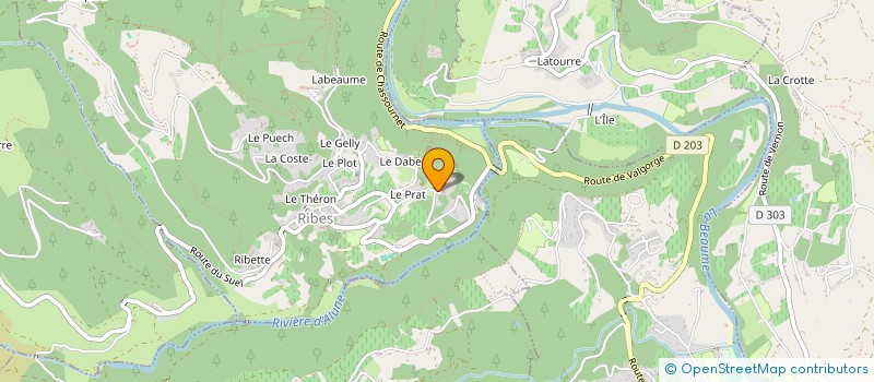 localisation de l'entreprise MONSIEUR PIERRE PAOLUCCI  RIBES