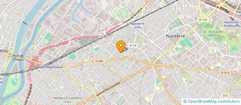 localisation de l'entreprise MONSIEUR PIERRE PAPIN  NANTERRE