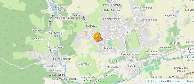 localisation de l'entreprise MONSIEUR PIERRE PAPIN à LUYNES