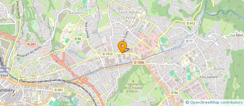 localisation de l'entreprise MONSIEUR PIERRE PAPINI  SAINT-ALBAN-LEYSSE