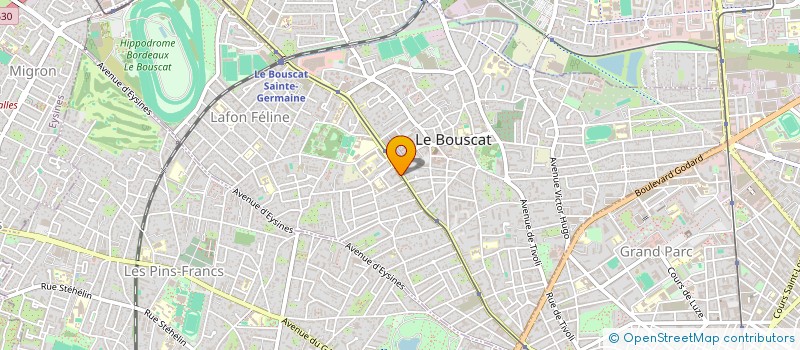 localisation de l'entreprise MONSIEUR PIERRE PAPON à LE BOUSCAT