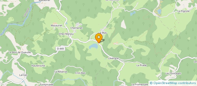 localisation de l'entreprise MONSIEUR PIERRE PAPON à CHAMPS-SUR-TARENTAINE-MARCHAL