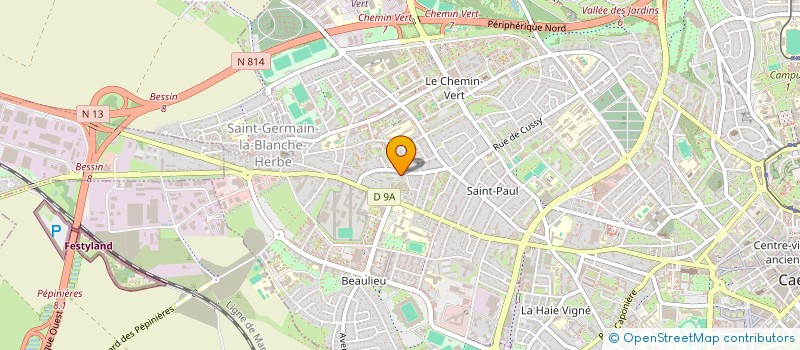 localisation de l'entreprise MONSIEUR PIERRE PAQUET à LE RAINCY