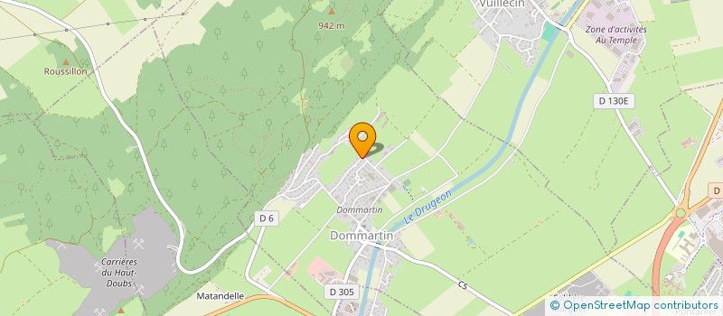 localisation de l'entreprise MONSIEUR PIERRE PAQUETTE  DOMMARTIN