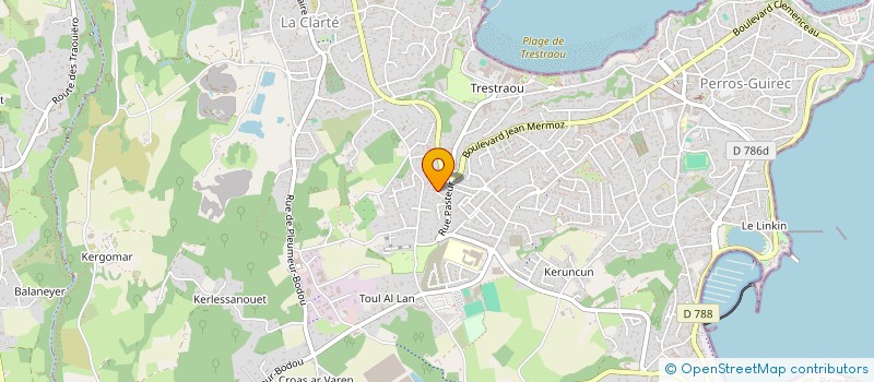 localisation de l'entreprise MONSIEUR PIERRE PARANTHOEN à PERROS-GUIREC