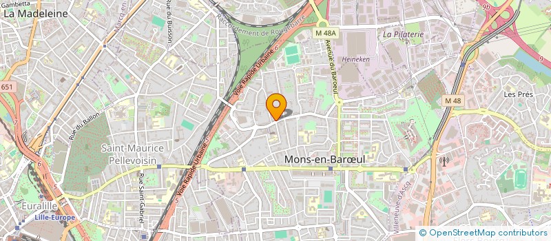 localisation de l'entreprise MONSIEUR PIERRE PARENT  MONS-EN-BARUL