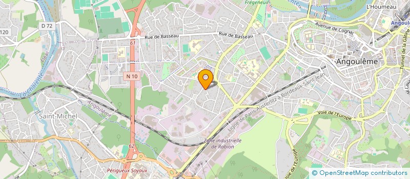 localisation de l'entreprise MONSIEUR PIERRE PARENT à ANGOULEME