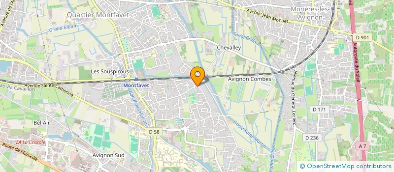 localisation de l'entreprise MONSIEUR PIERRE PARENTHOU  VEDENE