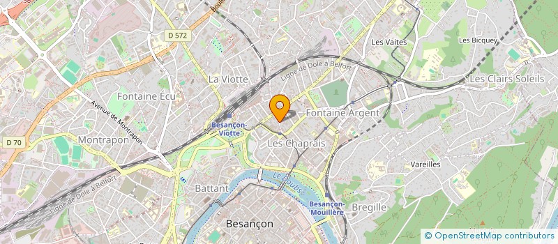 localisation de l'entreprise MONSIEUR PIERRE PARIS à BESANCON