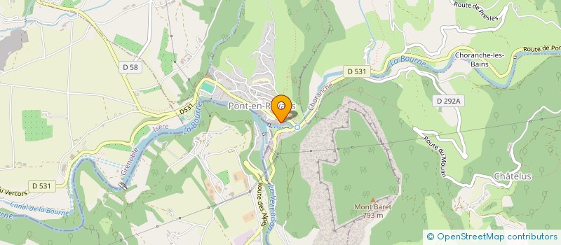 localisation de l'entreprise MONSIEUR PIERRE PASCAL  SAINT-ANDRE-EN-ROYANS