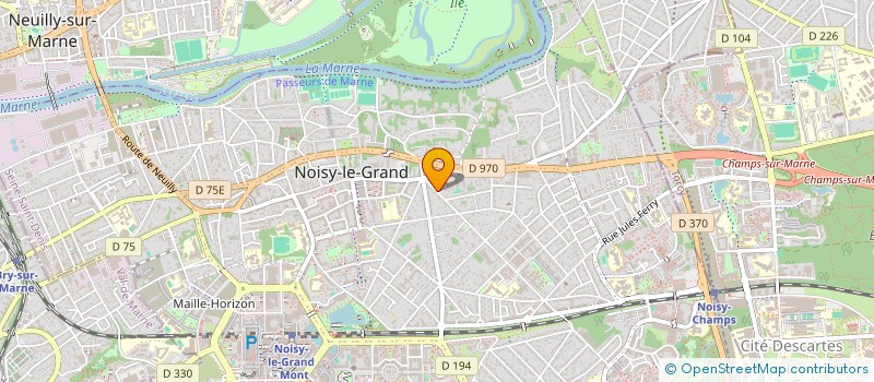 localisation de l'entreprise MONSIEUR PIERRE PASCAL à NOISY-LE-GRAND