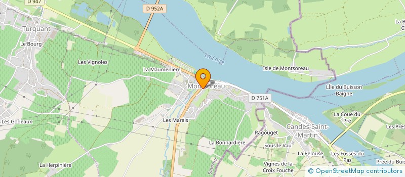 localisation de l'entreprise MONSIEUR PIERRE-PASCAL BOURSE  MONTSOREAU