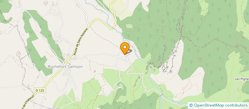 localisation de l'entreprise MONSIEUR PIERRE PASCALIS  ROCHEFORT-SAMSON