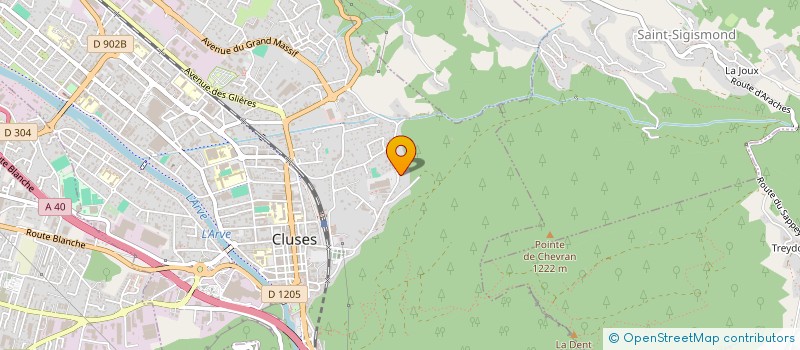 localisation de l'entreprise MONSIEUR PIERRE PASQUIER  CLUSES