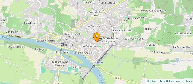 localisation de l'entreprise MONSIEUR PIERRE PASQUIER à CHINON