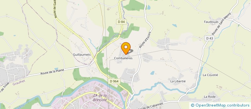 localisation de l'entreprise MONSIEUR PIERRE PASSEMAR  GRAULHET