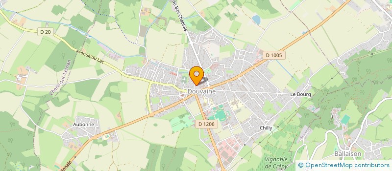 localisation de l'entreprise MONSIEUR PIERRE PASSERAT  DOUVAINE