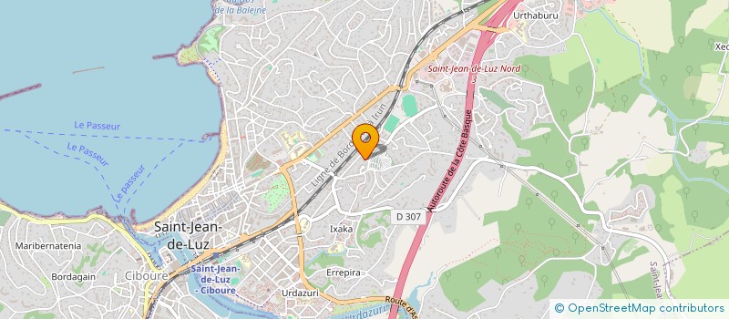 localisation de l'entreprise MONSIEUR PIERRE PASSICOT  SAINT-JEAN-DE-LUZ