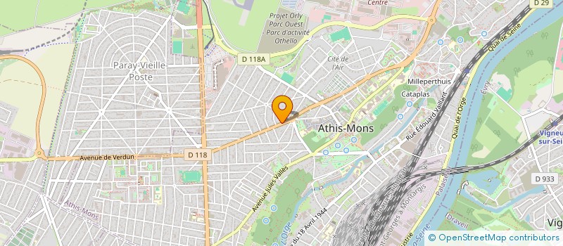 localisation de l'entreprise MONSIEUR PIERRE PASSY-GOMA  ATHIS-MONS
