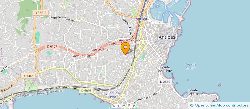 localisation de l'entreprise MONSIEUR PIERRE PASTOR à ANTIBES