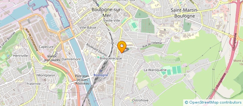 localisation de l'entreprise MONSIEUR PIERRE PATIN à BOULOGNE-SUR-MER