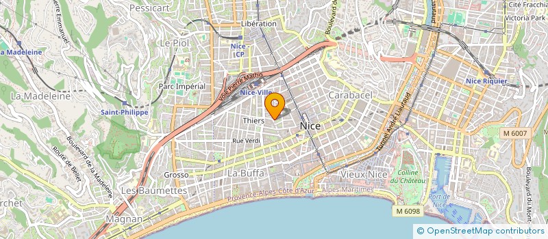 localisation de l'entreprise MONSIEUR PIERRE-PAUL VALLI  NICE