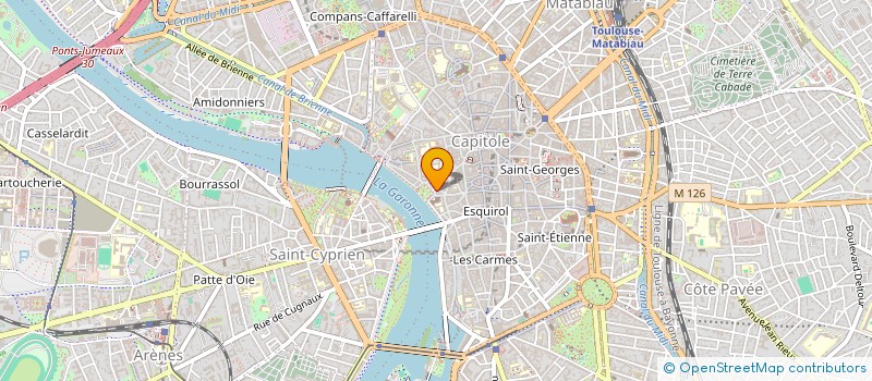 localisation de l'entreprise MONSIEUR PIERRE PAULIAN  TOULOUSE