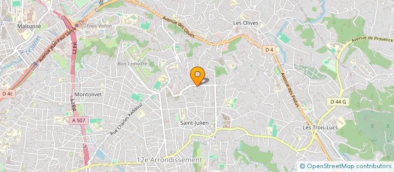 localisation de l'entreprise MONSIEUR PIERRE PAULIC à MARSEILLE