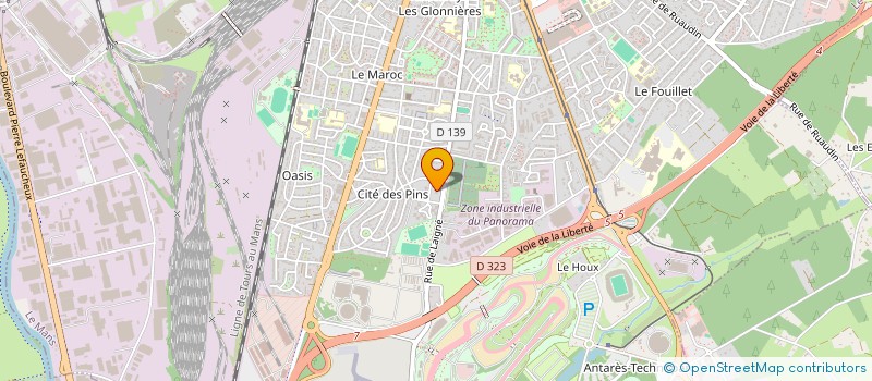 localisation de l'entreprise MONSIEUR PIERRE PAULOIN à LE MANS