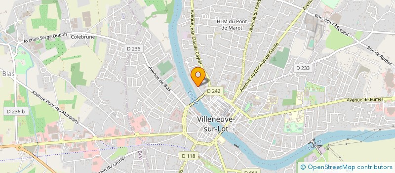 localisation de l'entreprise MONSIEUR PIERRE PAULY  VILLENEUVE-SUR-LOT