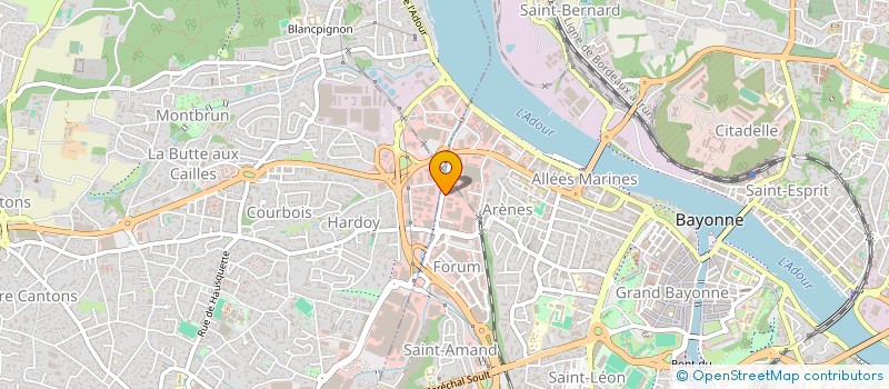 localisation de l'entreprise MONSIEUR PIERRE PEANT à BAYONNE