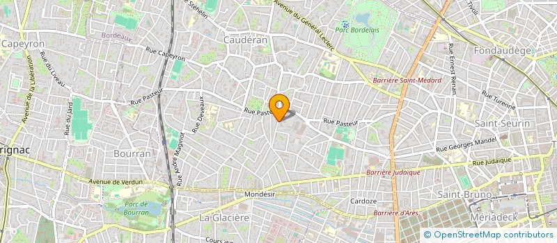 localisation de l'entreprise MONSIEUR PIERRE PECASTAINGTS  BORDEAUX