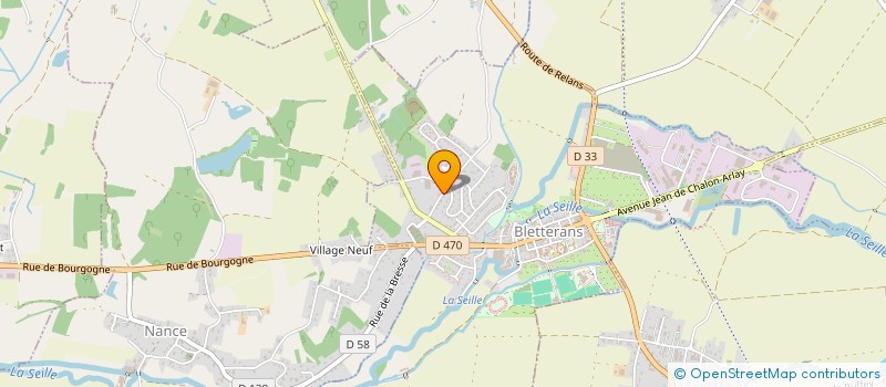 localisation de l'entreprise MONSIEUR PIERRE PEDERZOLI  BLETTERANS