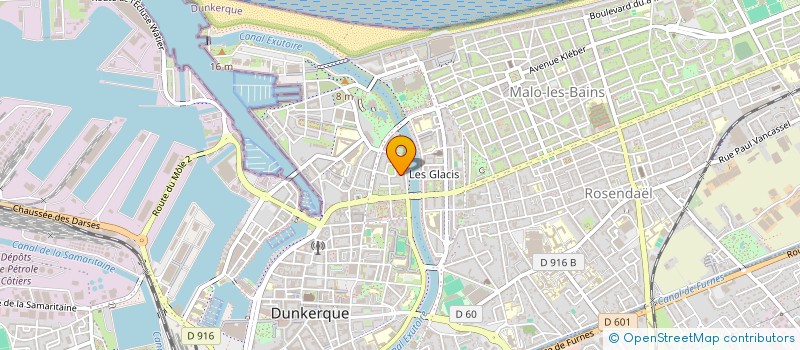 localisation de l'entreprise MONSIEUR PIERRE PEDINOTTI à DUNKERQUE