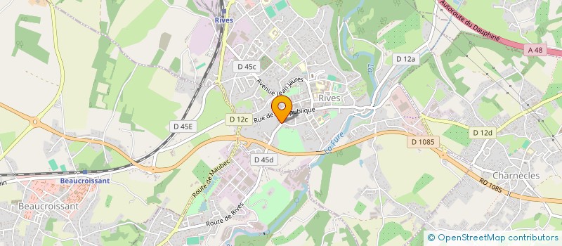 localisation de l'entreprise MONSIEUR PIERRE PEGOURIE  RIVES