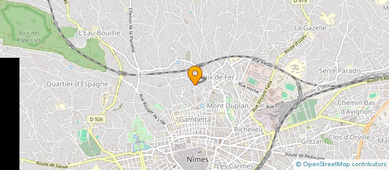 localisation de l'entreprise MONSIEUR PIERRE PEILLERON  NIMES