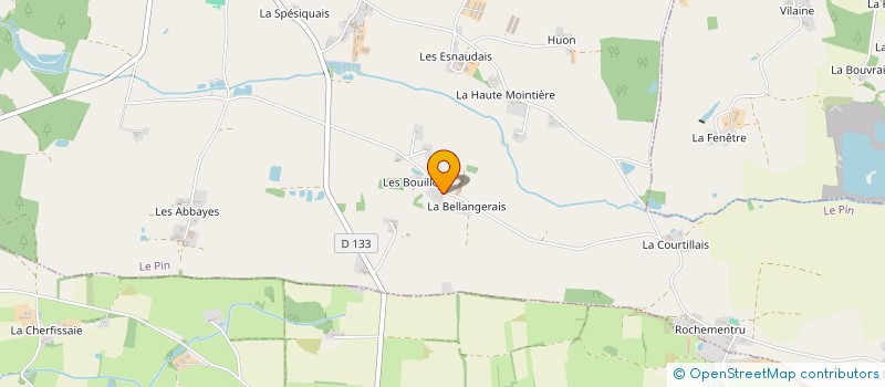 localisation de l'entreprise MONSIEUR PIERRE PELE  VALLONS-DE-L'ERDRE