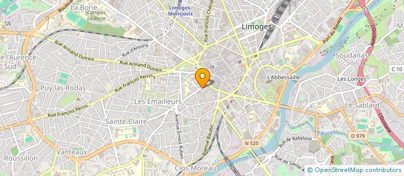 localisation de l'entreprise MONSIEUR PIERRE PELETTE à LIMOGES